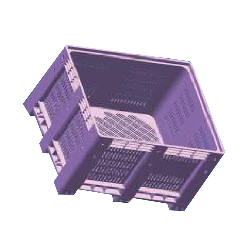 正方形硬塑料防溢托盘板条箱模具
