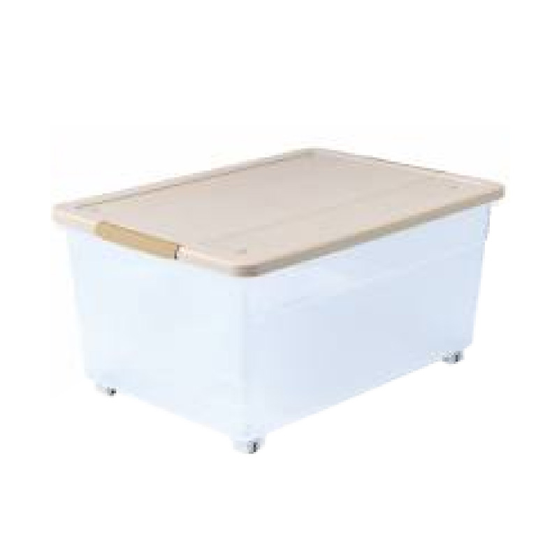 玩具衣物塑料储物箱模具带滚轮